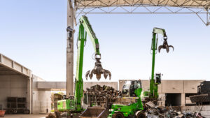 Metallsortierung auf dem Schrottplatz