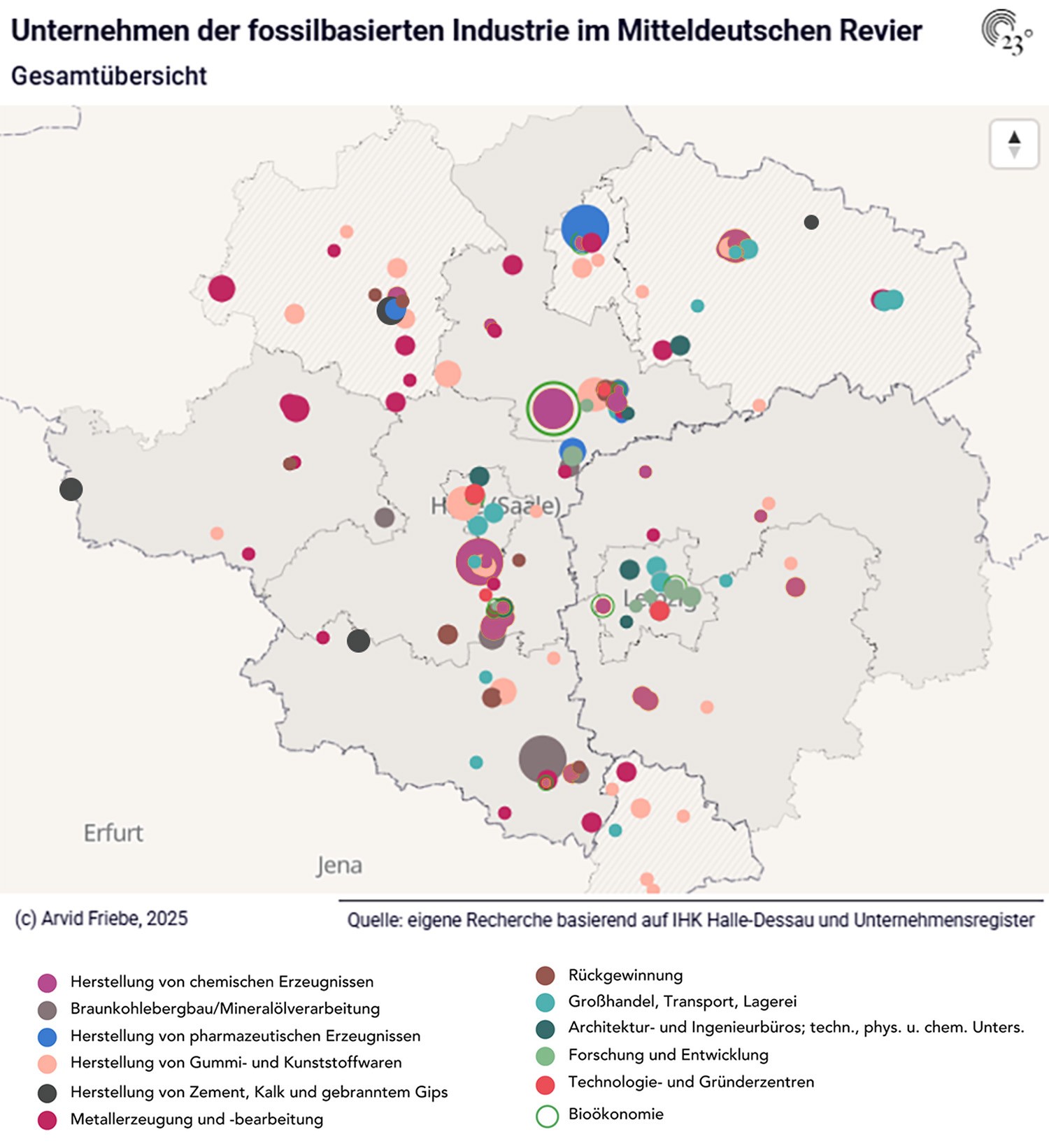 Roadmap für die Zukunft der kohlenstoffbasierten Industrie in Mitteldeutschland